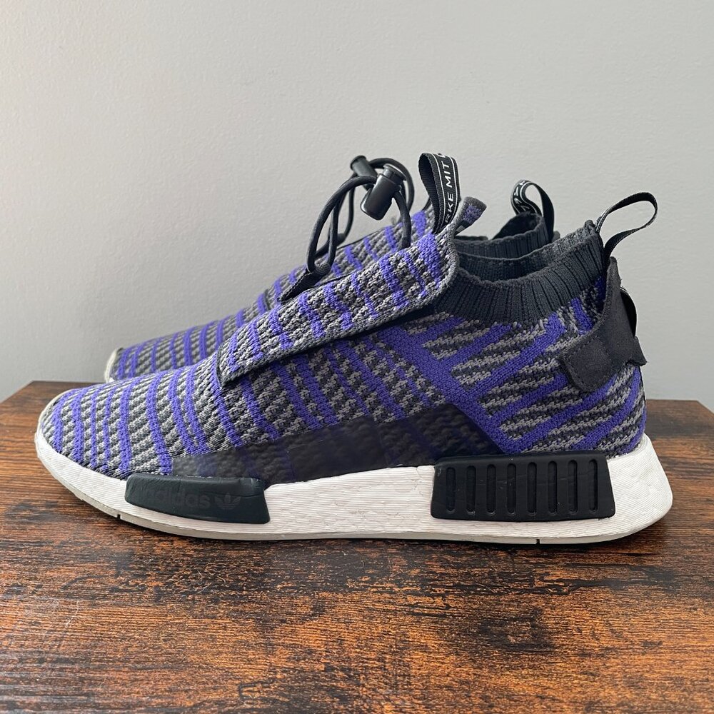 adidas NMD TS1 Running Shoes Mens 9.5 Multicolor City Utility Primeknit Sneakers